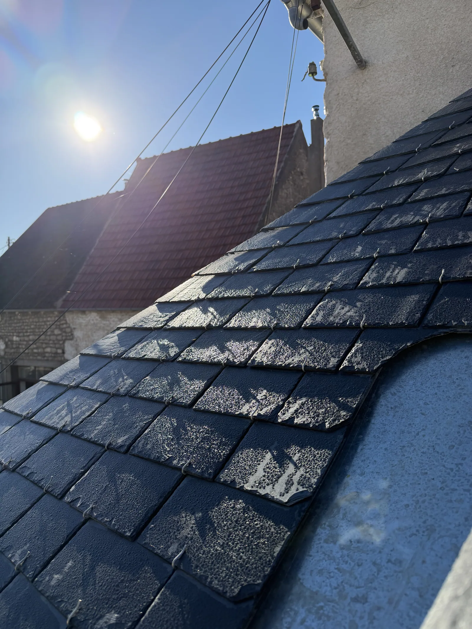 Ardoises — chantier VionCouverture