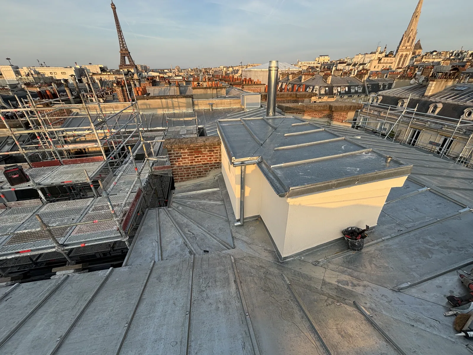 Zinc — chantier VionCouverture