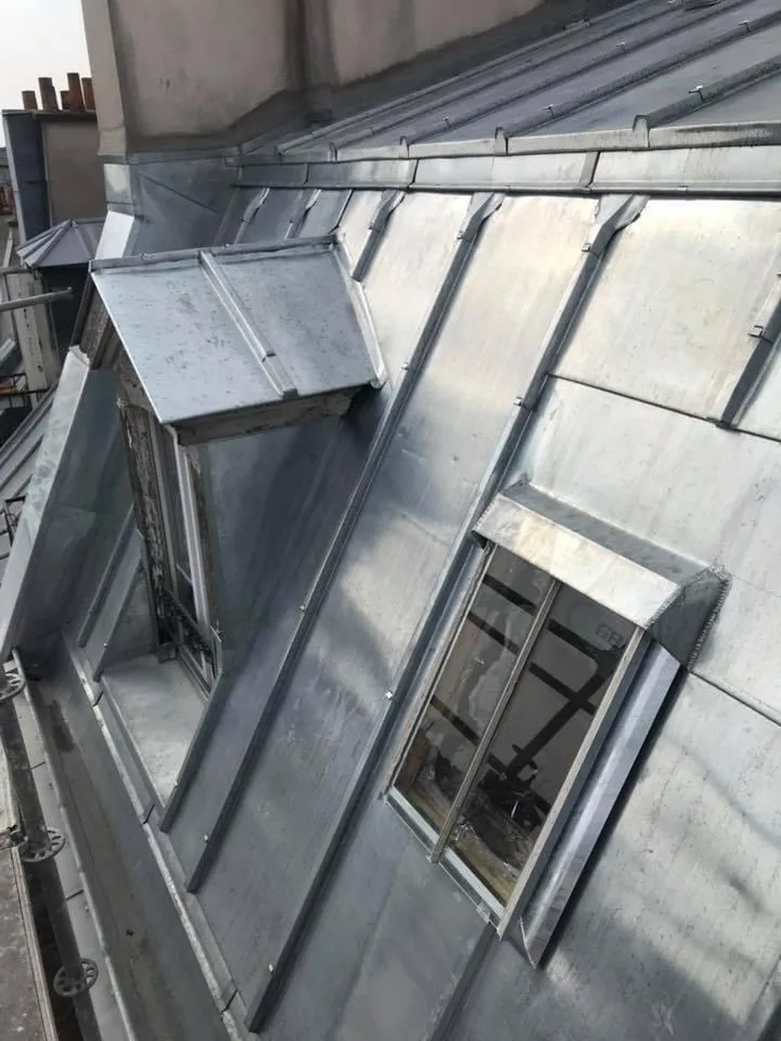 Zinc — chantier VionCouverture