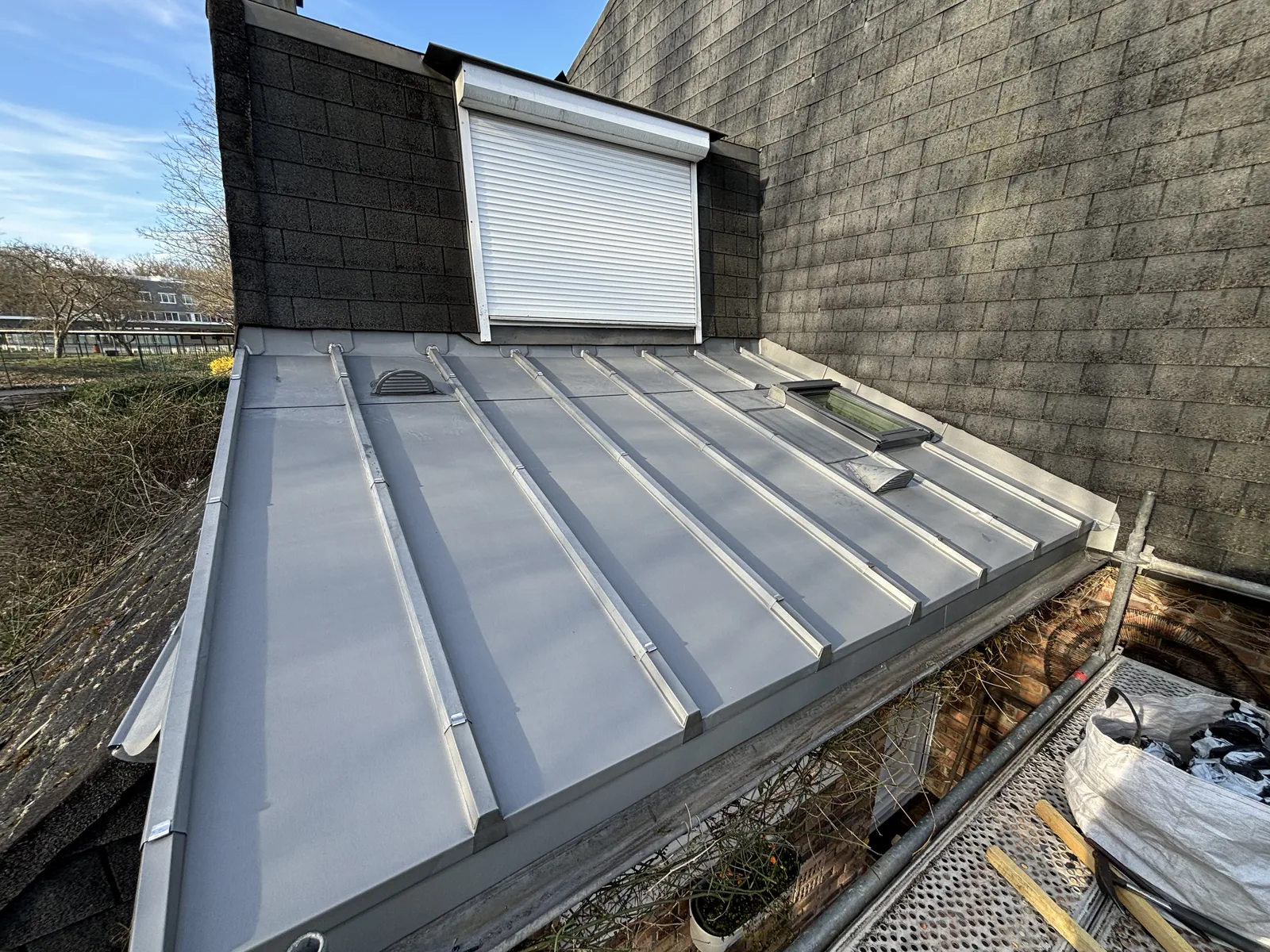 Zinc — chantier VionCouverture