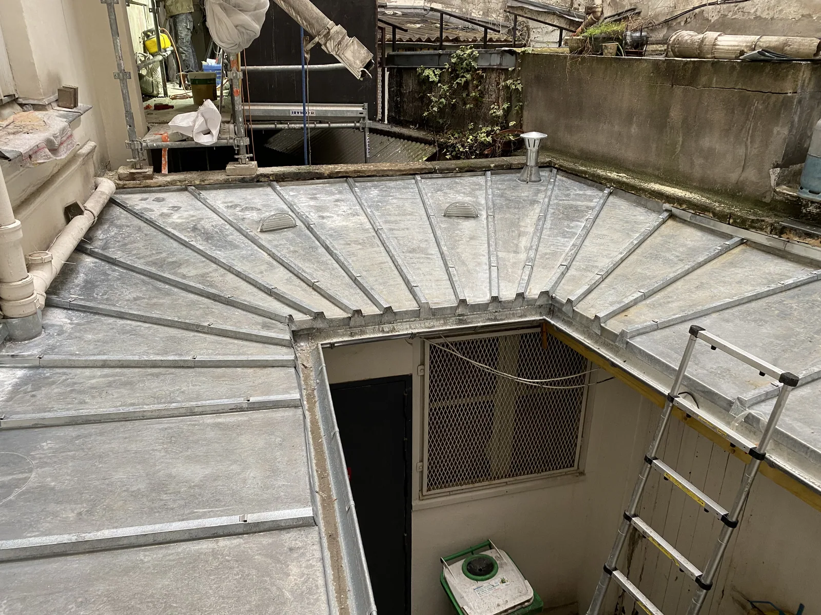 Zinc — chantier VionCouverture