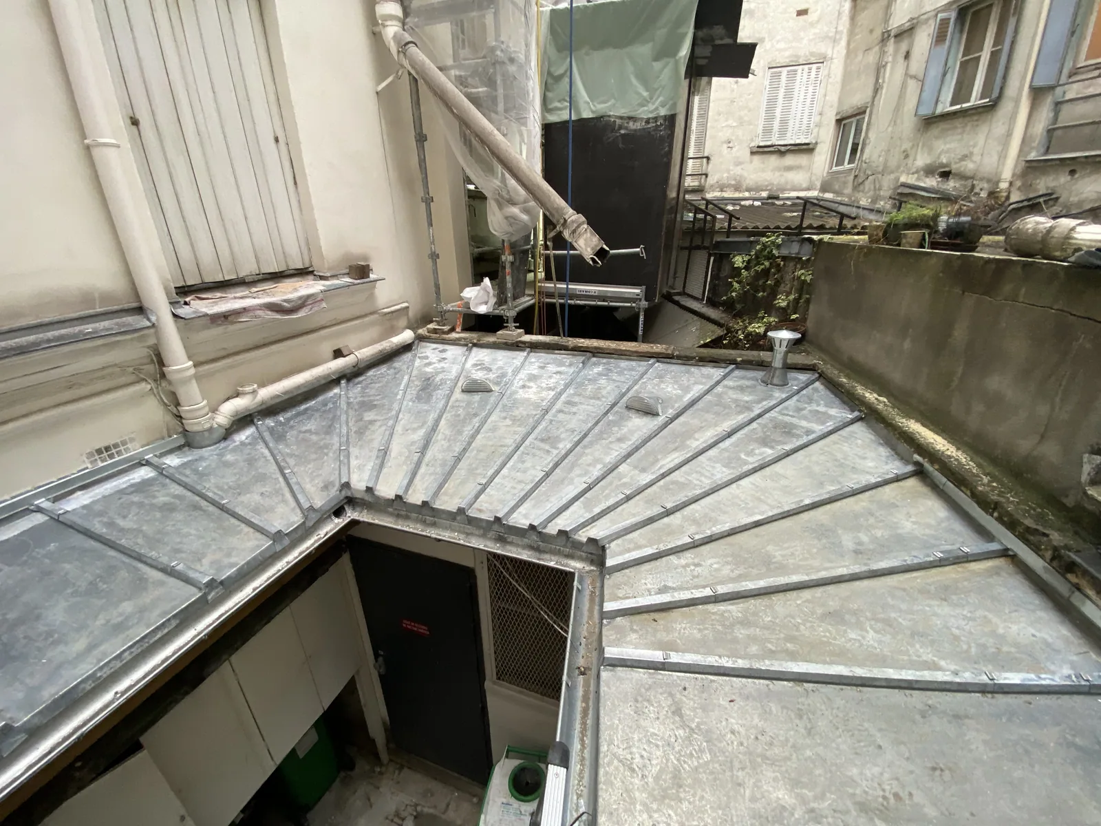 Zinc — chantier VionCouverture