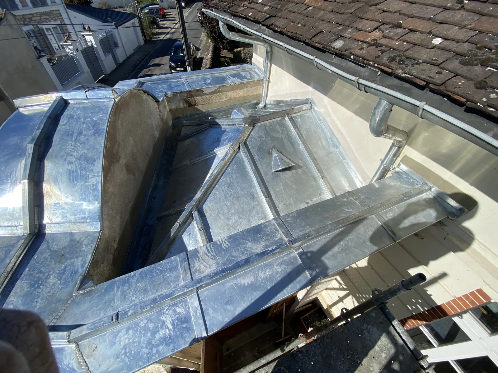 Zinc — chantier VionCouverture